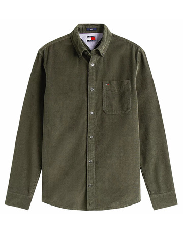 chemise homme  tommy hilfiger tjm reg baby cord shirt ext
