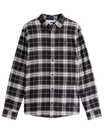 chemise homme  tommy hilfiger tjm reg flannel check shirt ex