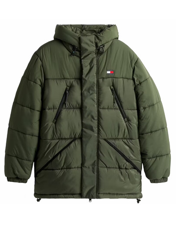 cazadora homme  tommy hilfiger tjm fabric mix padded parka