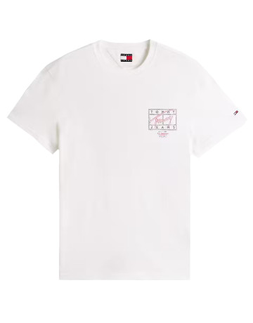 t-shirt homme  tommy hilfiger tjm reg sign spray ss t ext