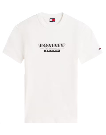 t-shirt homme  tommy hilfiger tjm reg bills font ss tee ext