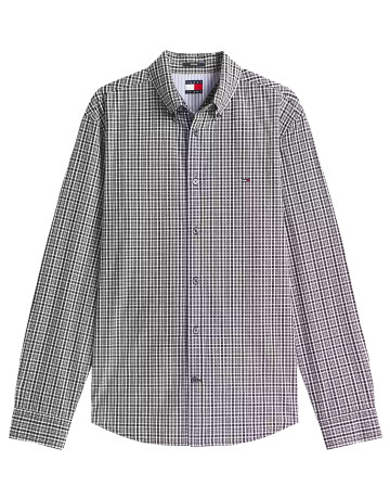 chemise homme  tommy hilfiger tjm reg poplin pattern shirt