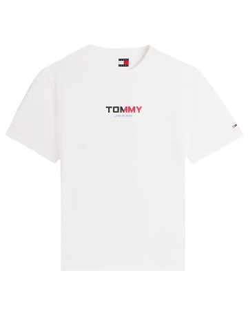 t-shirt homme  tommy hilfiger tjm rlx la backprint ss tee ex