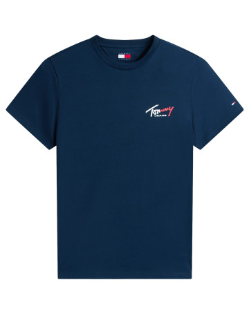 homme tjm slim sign chest ss tee ext c1g