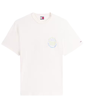 t-shirt homme  tommy hilfiger tjm rlx bubble flame ss tee