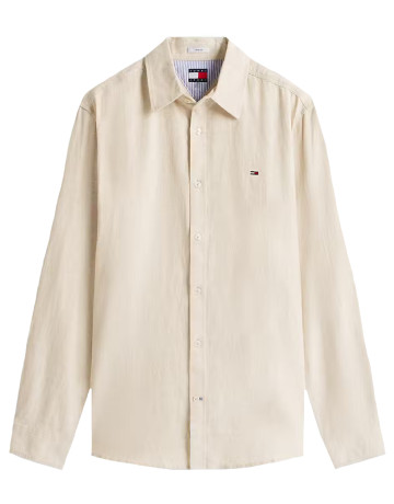 chemise homme  tommy hilfiger tjm reg linen blend shirt ext