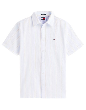chemise homme  tommy hilfiger tjm reg seersuckr ptrn shirt e