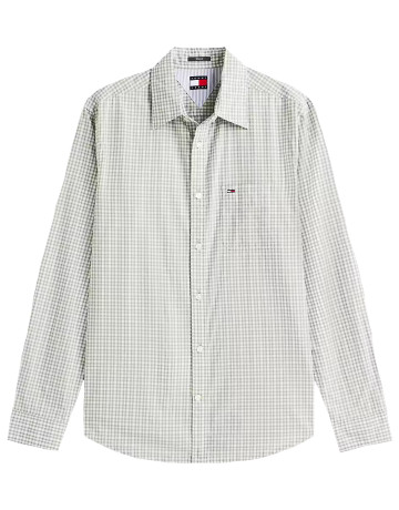 homme tjm reg check poplin shirt ybh