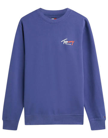sweat-shirt homme  tommy hilfiger tjm reg entry sign cnck ext
