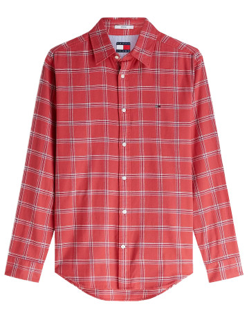 chemise homme  tommy hilfiger tjm reg twill check shirt