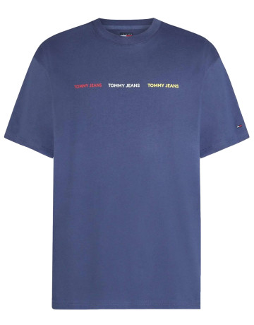 t-shirt homme  tommy hilfiger tjm reg tj repeat ss tee