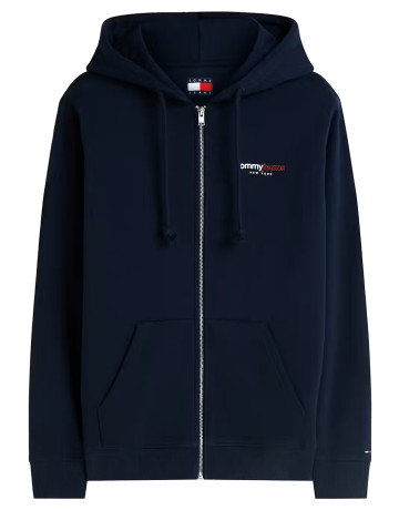 sweat-shirt homme  tommy hilfiger tjm reg dna backprint fz hd
