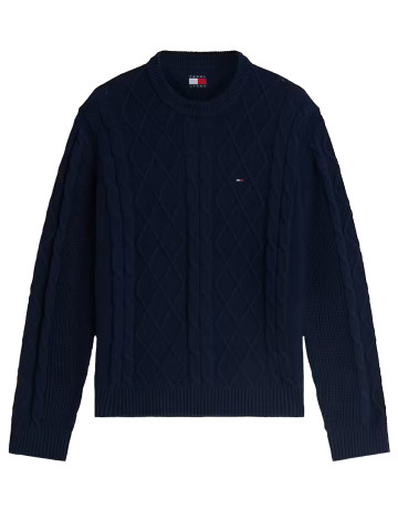 maillot homme  tommy hilfiger tjm reg classic flag cable swt