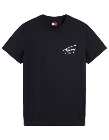 t-shirt homme  tommy hilfiger slim fit signature graphic tee