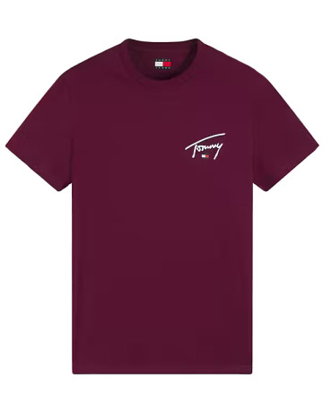 t-shirt homme  tommy hilfiger slim fit signature graphic tee