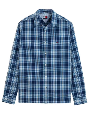 chemise homme  tommy hilfiger tjm reg dobby check shirt ext