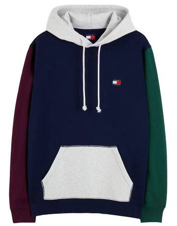 sweat-shirt homme  tommy hilfiger tjm reg badge hoodie ext