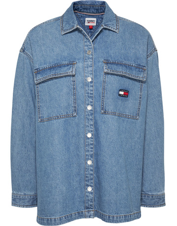 chemise femme  th tjw denim overshirt