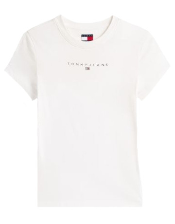 t-shirt femme  tommy hilfiger tjw slim bling linear tee ext