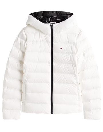manteau femme  tommy hilfiger tjw slim hood prnt down jckt e