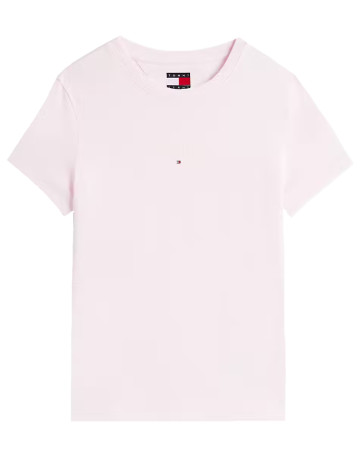 t-shirt femme  tommy hilfiger tjw slim multi linear ss tee