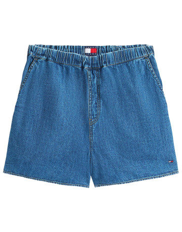 le short femme  tommy hilfiger tjw ess chambray  shorts ext