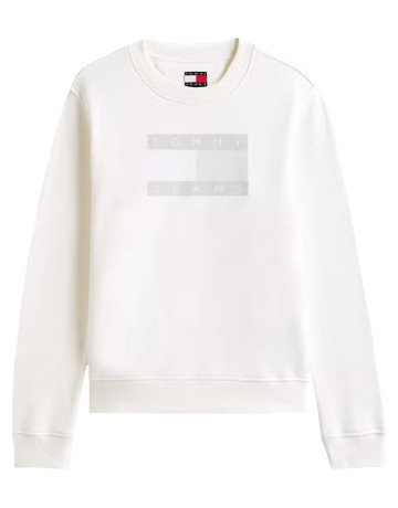 sweat-shirt femme  tommy hilfiger tjw reg tj flag crew
