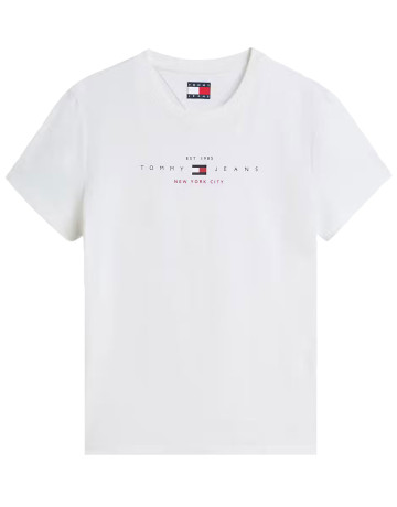 t-shirt femme  tommy hilfiger tjw reg us linear ss tee