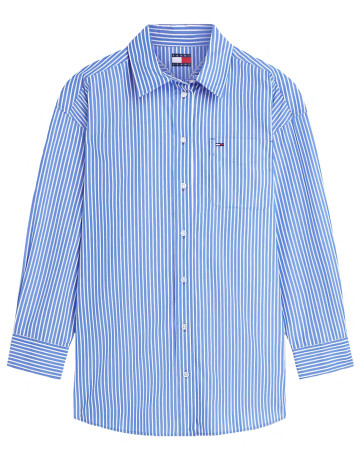 chemise femme  tommy hilfiger tjw ovs essential shirt ext