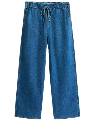 pantalon femme  tommy hilfiger tjw chambray pull on pants