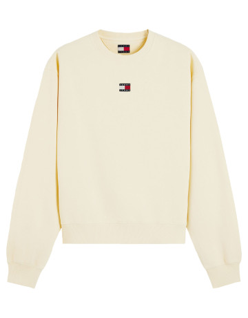sweat-shirt femme  tommy hilfiger boxy badge crew