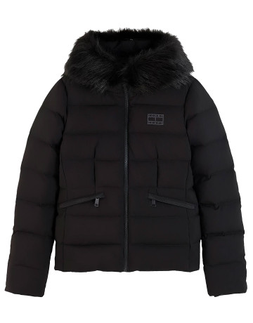 manteau femme  tommy hilfiger tjw slim hood puffer down ext