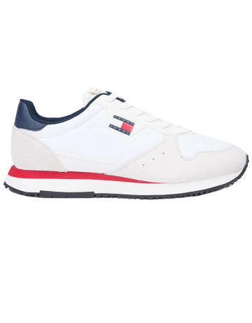 chaussure homme  tommy hilfiger tjm eva runner leather
