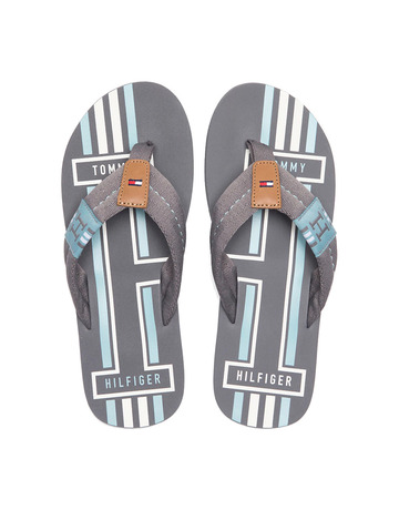 sandale homme  t.h.f. badge textile beach sandal