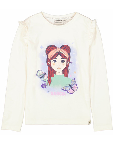 t-shirt fille  garcia jeans i54602_girls t-shirt ls