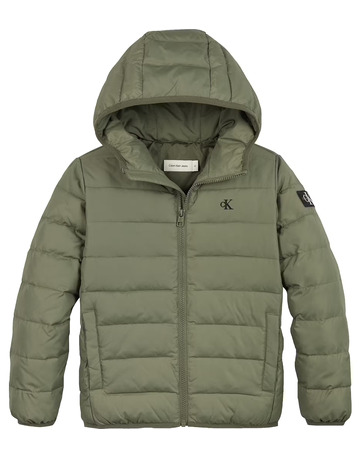 cazadora garçon  calvin klein inst. logo light padded jacket