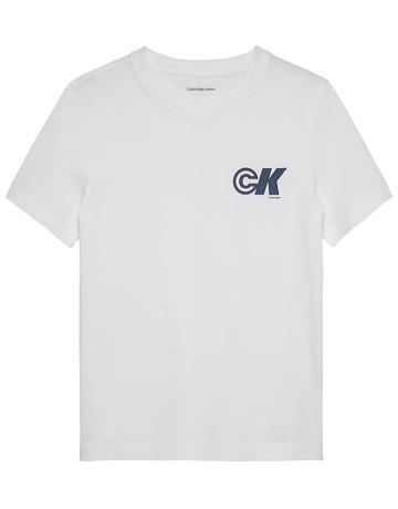 t-shirt garçon  calvin klein seasonal ck regular tee