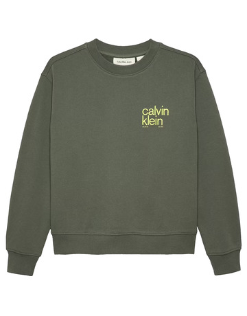 sweat-shirt garçon  calvin klein relaxed back print cn sweatshi
