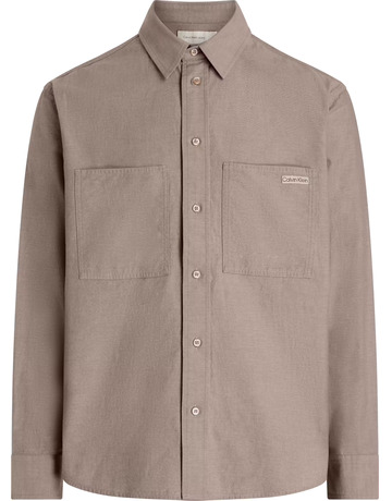 chemise homme  calvin klein chambray shirt