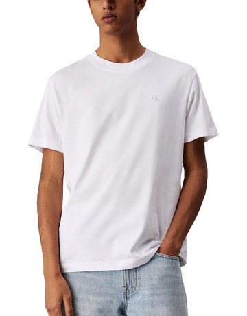 t-shirt homme  calvin klein painted calvin klein jeans tee