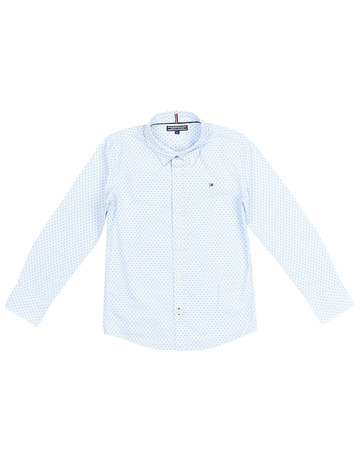 garçon ame mini pattern y/d chk shirt 474