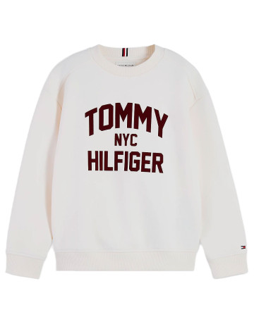sweat-shirt garçon  tommy hilfiger brand love crew