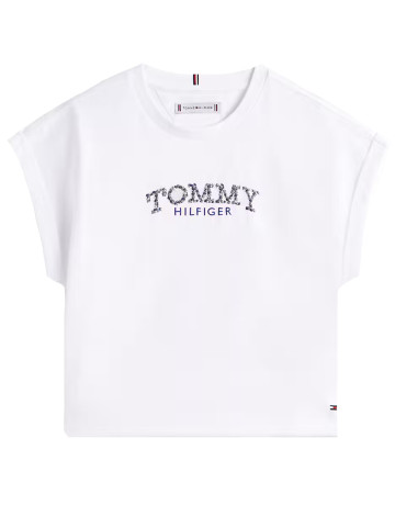 fille tommy puff flower tee ss ybr