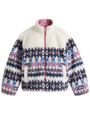 fille fairisle teddy jacket ya8