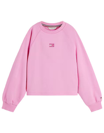 SWEAT-SHIRT EN MOLLETON À MANCHES RAGLAN POUR FILLE TOMMY HILFIGER – COUPE AMPLE