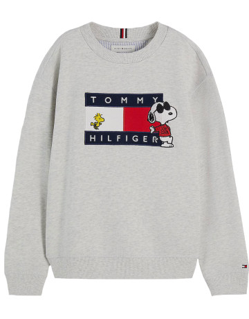 sweat-shirt   tommy hilfiger peanuts crewneck