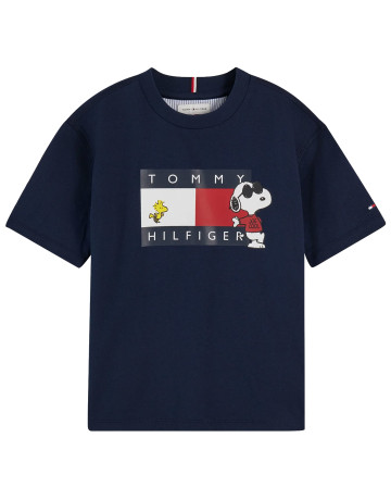 t-shirt   tommy hilfiger peanuts graphic tee ss
