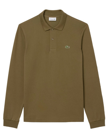 pôle homme  lacoste chemise col bord-cotes manches
