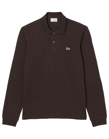 pôle homme  lacoste chemise col bord-cotes manches