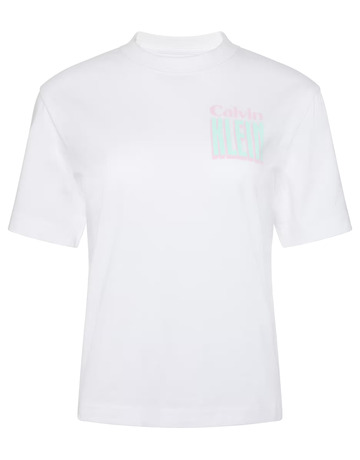 t-shirt femme  calvin klein w ss boxy fit tee